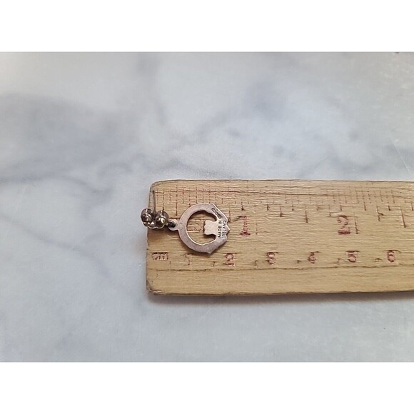 925 Claddagh Dangling Earrings Vintage - Picture 9 of 10